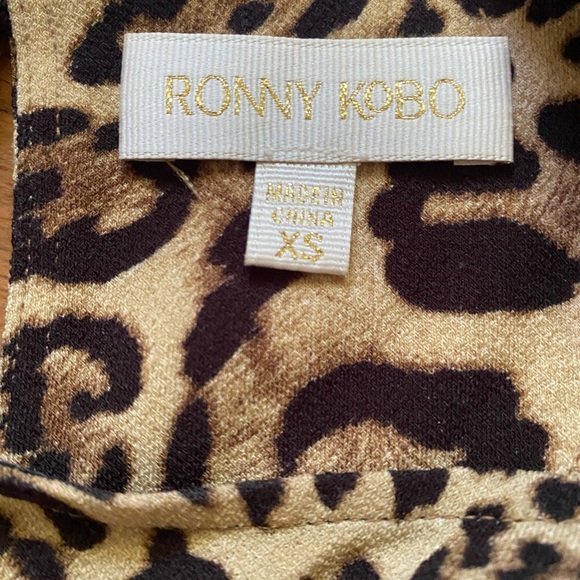 Ronny Kobo Saryah leopard Bodysuit - Picture 4 of 10
